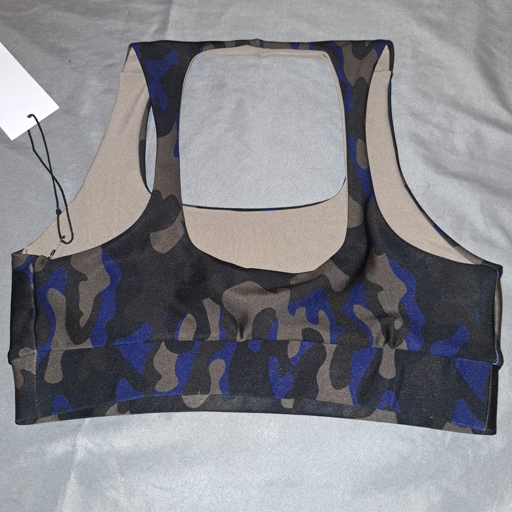 925 Fit‎ Fair & Square Camo-S Sports Bra Size Small